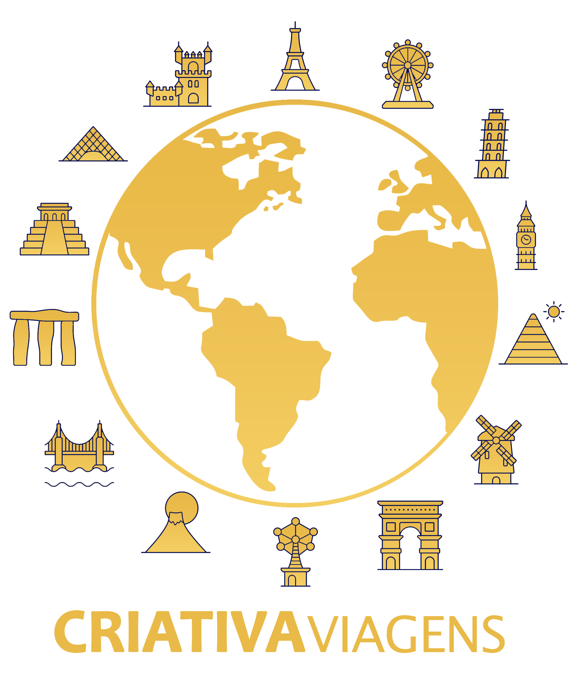 Logo Criativa Viagens